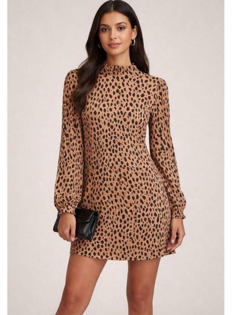 Reformation Leopard Print Mini Dress